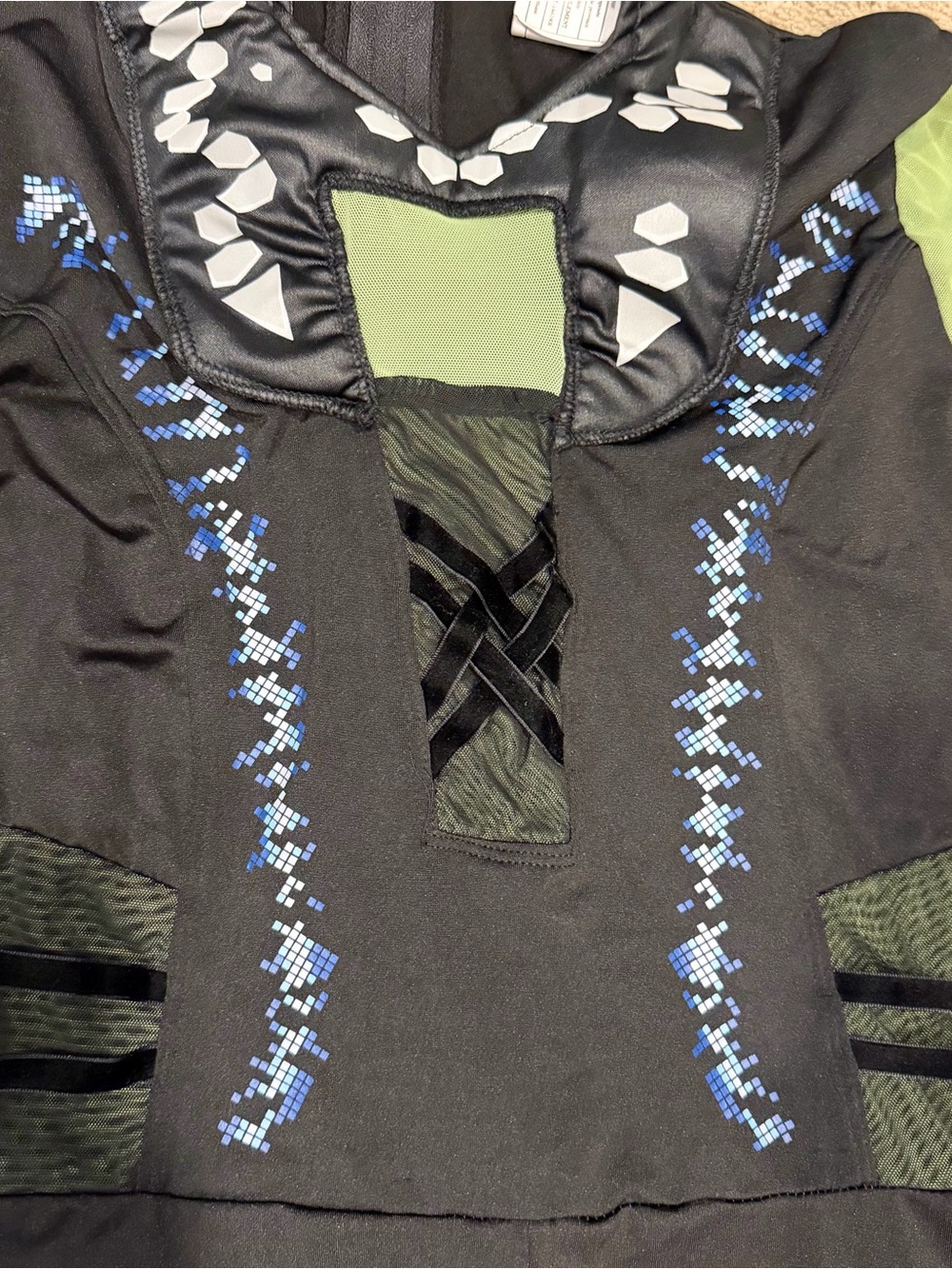 Marvel Gamora Guardians Of The Galaxy Costume Girls Sz L Halloween Cosplay - Picture 5 of 9